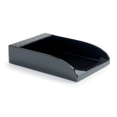 Lacquer Croc Document Tray